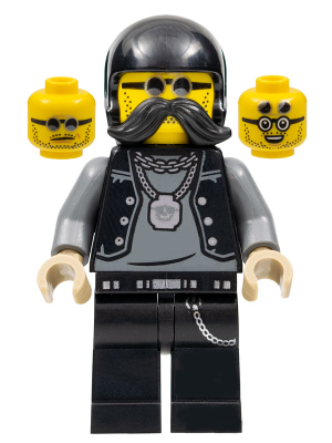 Minifigur cty1485 – Lone Wolf Biker – Stuntz-Fahrer