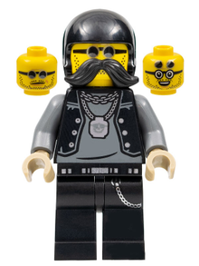 Minifigur cty1485 – Lone Wolf Biker – Stuntz-Fahrer