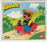 Set 324 – Ricky Waschbär auf seinem Roller