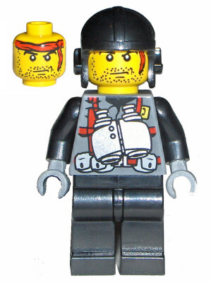 Minifig din009 - Digger - Binoculars Torso - De BrickPlaats