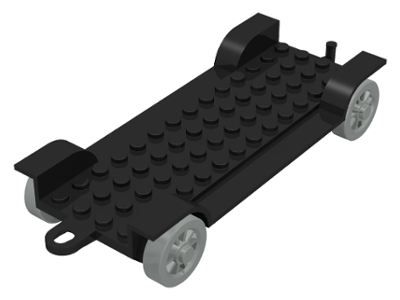 Part fabaa1 - Fabuland Car Chassis 6 x 14 with Hitch - De BrickPlaats