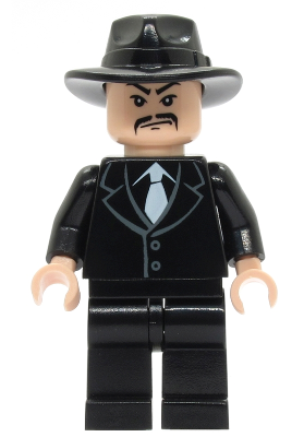 Minifig iaj027 - Shanghai Gangster Moustache - De BrickPlaats