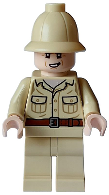 Minifig iaj053 - Rene Belloq - Tan Jacket - De BrickPlaats