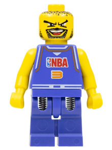 Minifig nba027 - NBA Player, Number 3 - De BrickPlaats