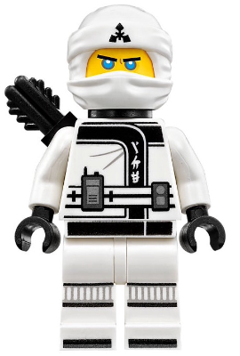 Minifig njo0318 - Zane - The LEGO Ninjago Movie, Black Quiver - De BrickPlaats