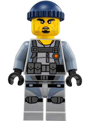 Minifig njo0341 - Shark Army Gunner / Charlie - De BrickPlaats