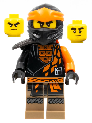 Minifig njo0720 - Cole - Core, Shoulder Pad - De BrickPlaats