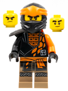 Minifig njo0720 - Cole - Core, Shoulder Pad - De BrickPlaats