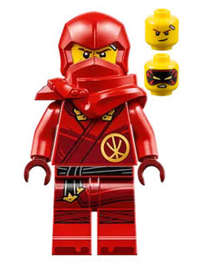 Minifigur njo0811 - Kai - Dragons Rising, Tunika, Kapuze