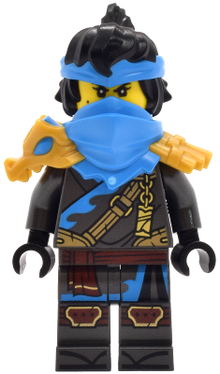 Minifig njo0969 - Nya - Dragons Rising, Tunic with Strap and Charm, Dragon Shoulder Armor - De BrickPlaats