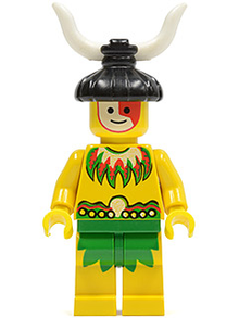 Minifig pi070 - Islander, Male - De BrickPlaats