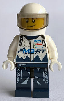 Minifig sc055 - Ford Fiesta M-Sport WRC Driver - De BrickPlaats