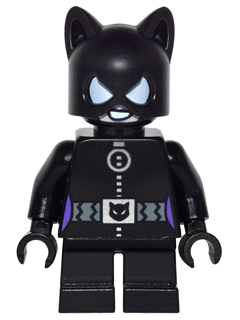 Minifig sh0243 - Catwoman - Black Suit, Short Legs - De BrickPlaats