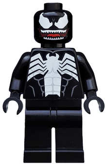 Minifig sh0542 - Venom - Teeth Parted - De BrickPlaats