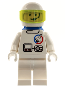 Minifig splc007 - Launch Command - Astronaut, Helmet, Trans-Neon Green Visor, Blue Air Tanks - De BrickPlaats