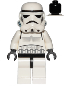Minifig sw0036b - Imperial Stormtrooper - Black Head, Solid Mouth Helmet - De BrickPlaats