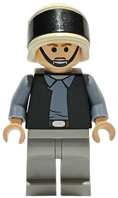 Minifig sw0187 - Rebel Fleet Trooper / Rebel Scout Trooper - Plain Vest, Frown - De BrickPlaats