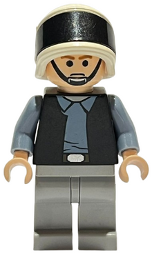 Minifig sw0187 - Rebel Fleet Trooper / Rebel Scout Trooper - Plain Vest, Frown - De BrickPlaats