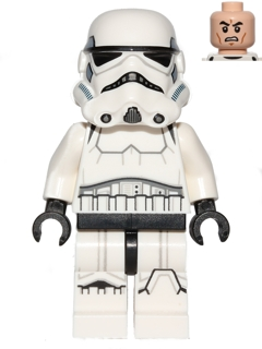 Minifig sw0585 - Imperial Stormtrooper - Printed Legs, Dark Blue Helmet Vents - De BrickPlaats