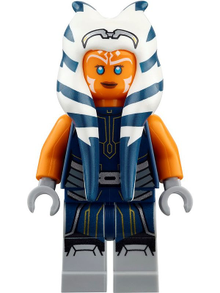 Minifig sw1096 - Ahsoka Tano (Adult) - Dark Blue Jumpsuit - De BrickPlaats