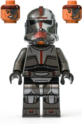 Minifig sw1148 - Clone Commando Sergeant Hunter, Experimental Unit Clone Force 99 - De BrickPlaats