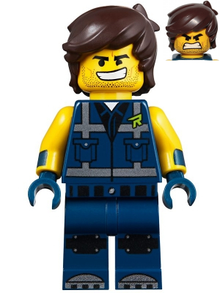 Minifig tlm112 - Rex Dangervest - Smile, Teeth / Angry - De BrickPlaats